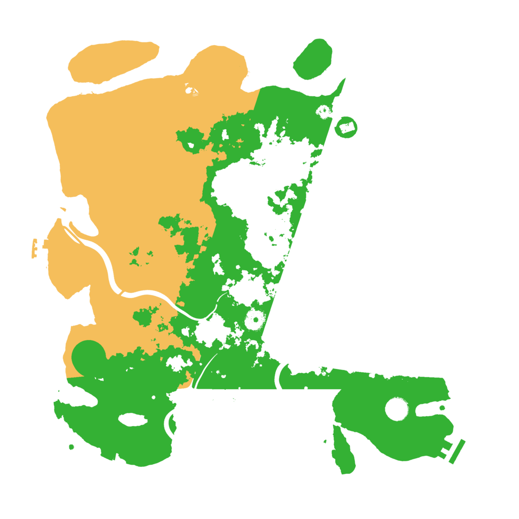 Biome Rust Map: Procedural Map, Size: 3994, Seed: 570200258