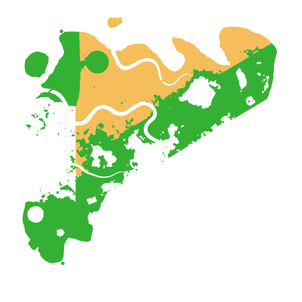Biome Rust Map: Procedural Map, Size: 3500, Seed: 883100744