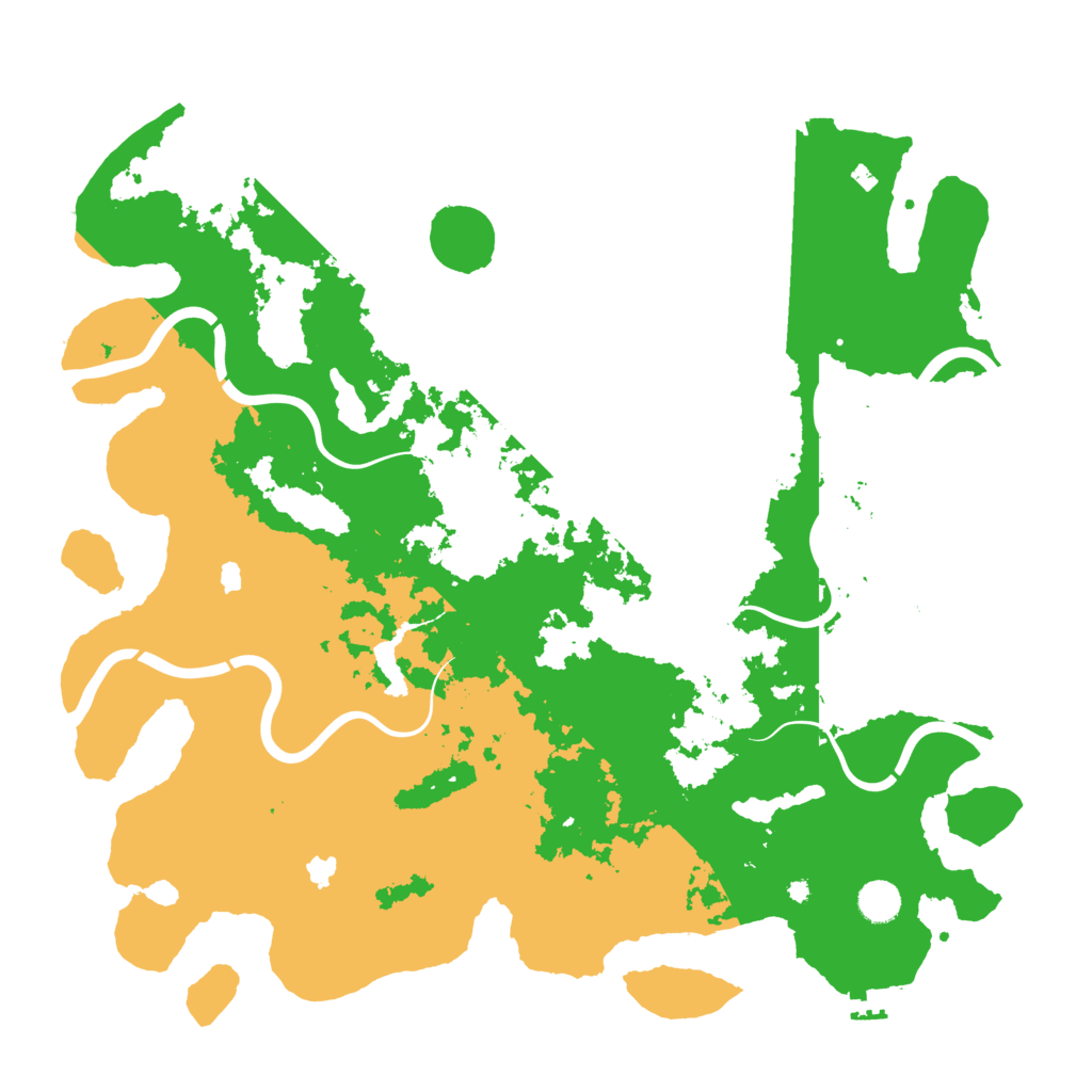 Biome Rust Map: Procedural Map, Size: 4500, Seed: 418341841