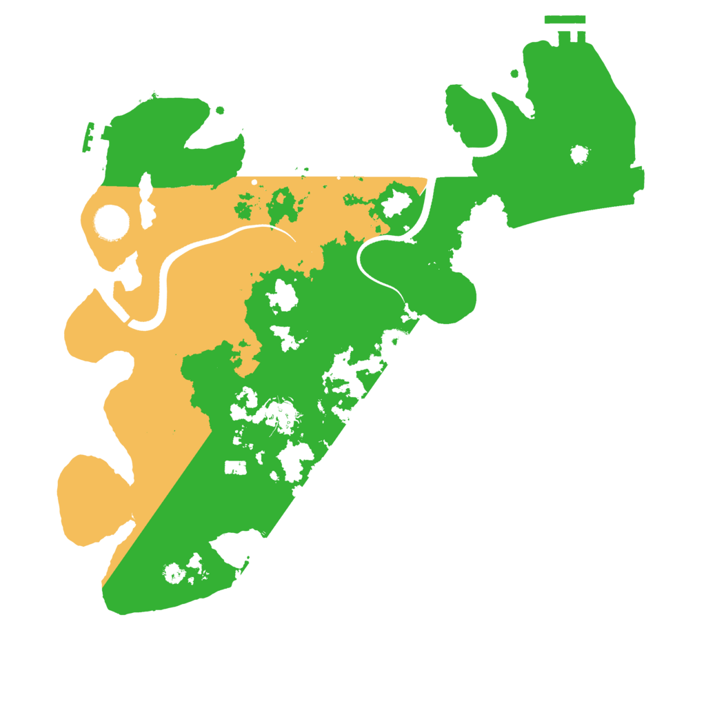 Biome Rust Map: Procedural Map, Size: 3500, Seed: 1793032683