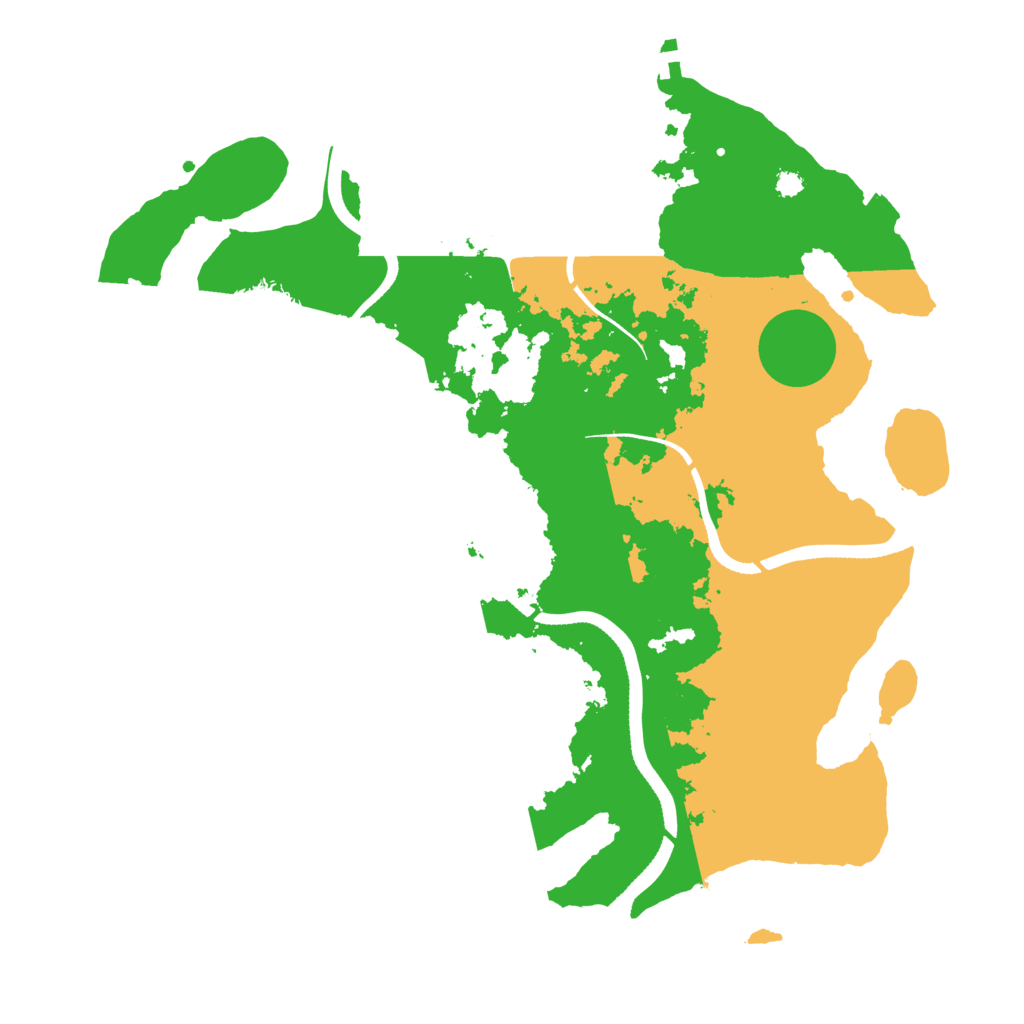 Biome Rust Map: Procedural Map, Size: 3500, Seed: 2013102306