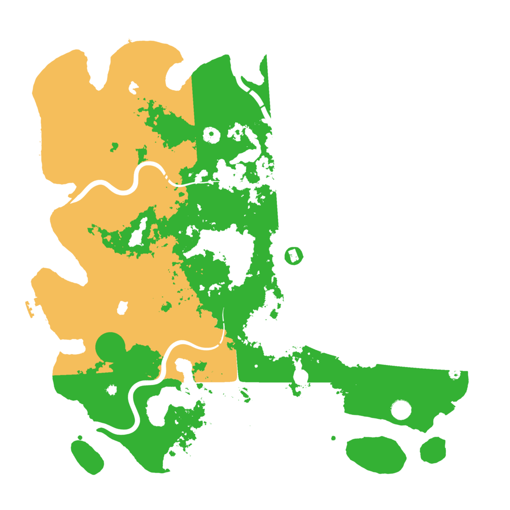 Biome Rust Map: Procedural Map, Size: 4500, Seed: 1123669742