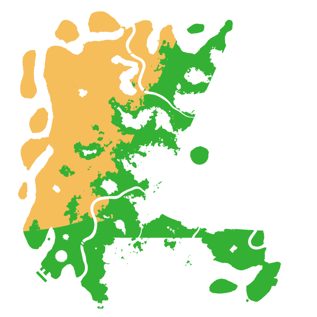 Biome Rust Map: Procedural Map, Size: 4750, Seed: 226478294