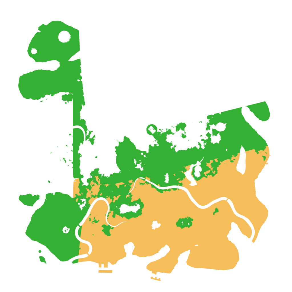 Biome Rust Map: Procedural Map, Size: 4300, Seed: 1554169