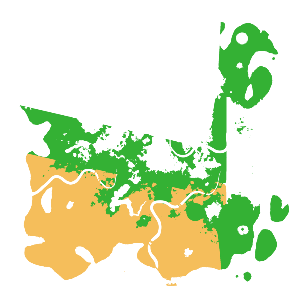Biome Rust Map: Procedural Map, Size: 4500, Seed: 1161352203