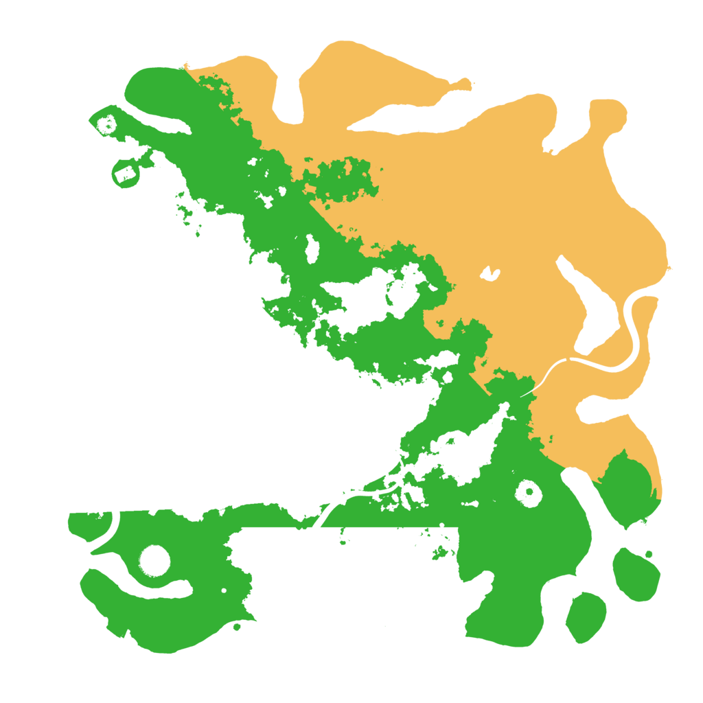 Biome Rust Map: Procedural Map, Size: 4000, Seed: 519136721