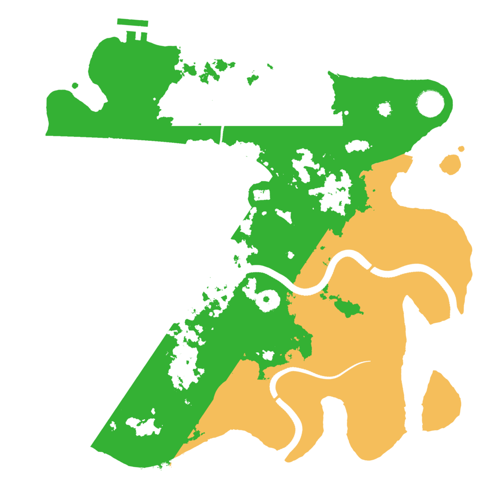 Biome Rust Map: Procedural Map, Size: 3300, Seed: 1929208878