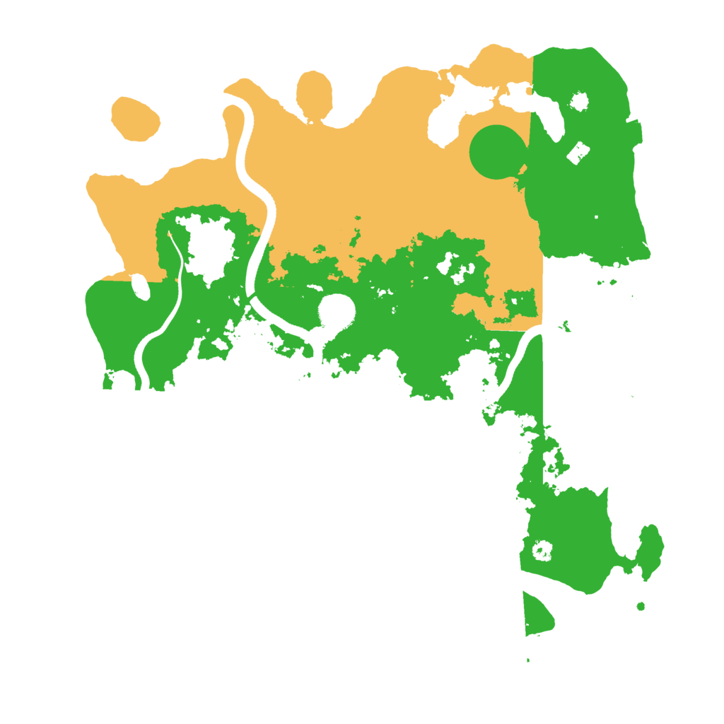 Biome Rust Map: Procedural Map, Size: 3500, Seed: 527875942