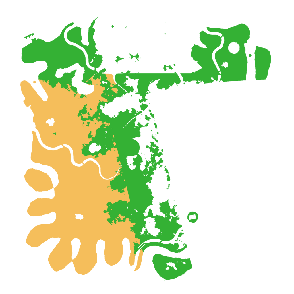 Biome Rust Map: Procedural Map, Size: 4500, Seed: 911360301