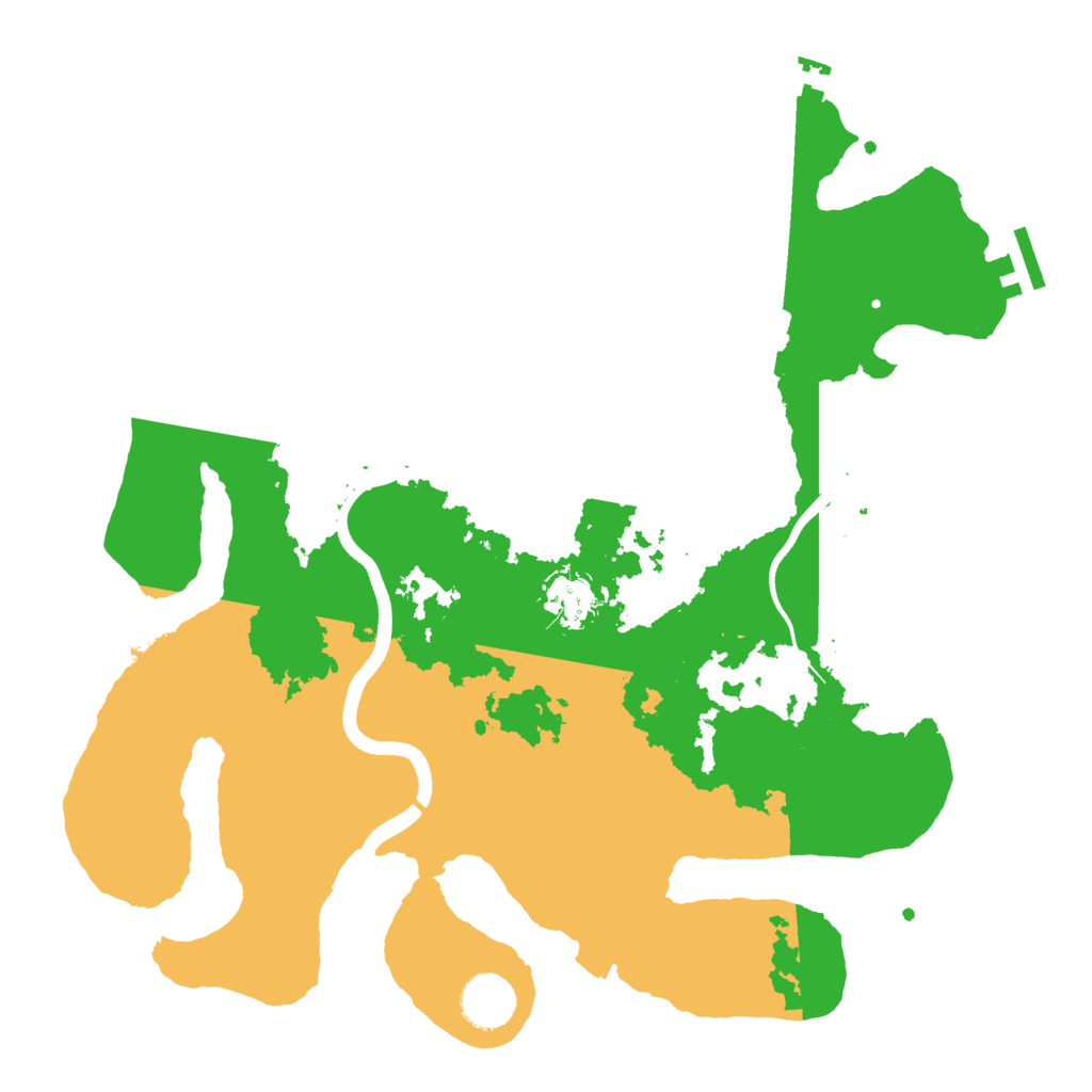 Biome Rust Map: Procedural Map, Size: 3500, Seed: 1519063874