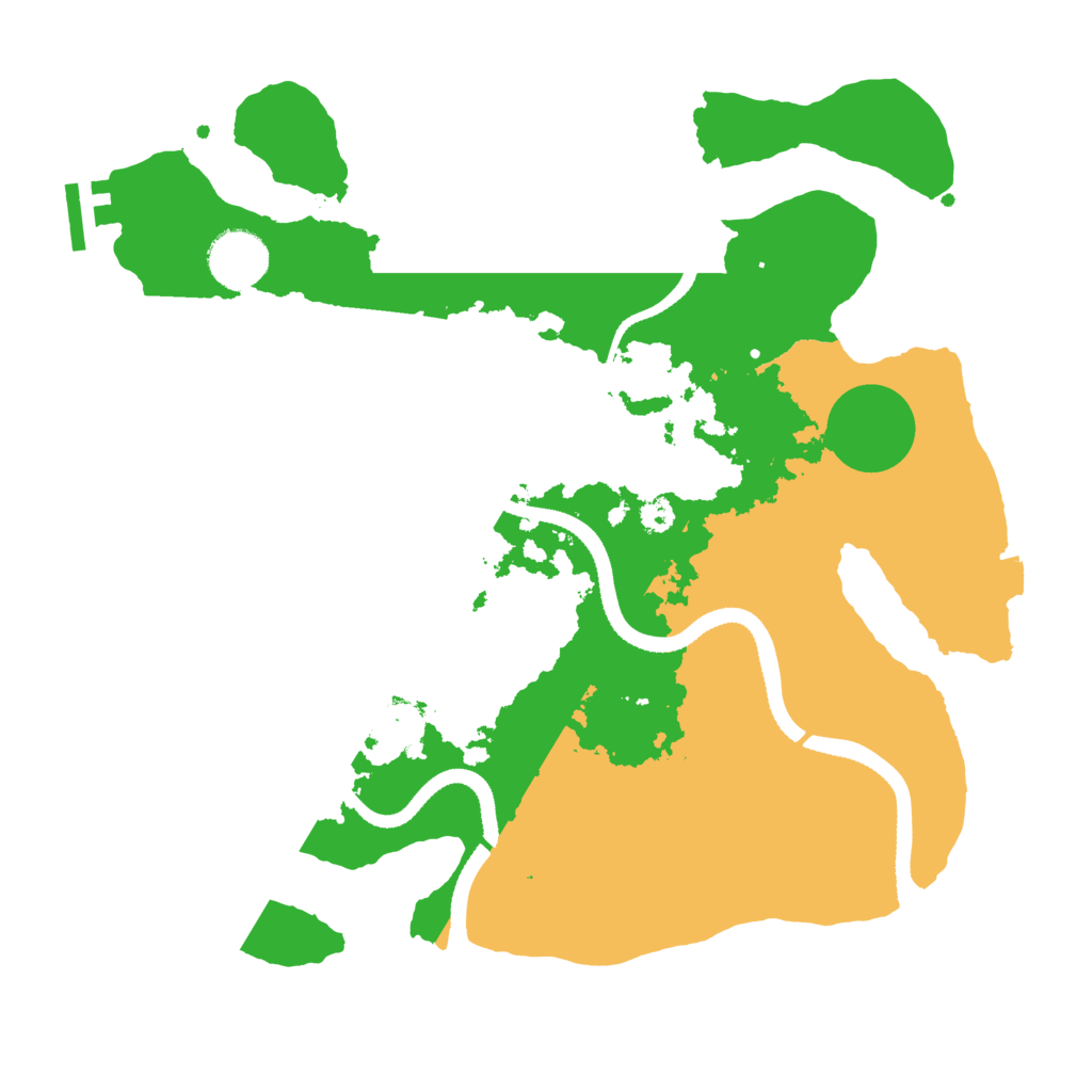 Biome Rust Map: Procedural Map, Size: 3275, Seed: 1418