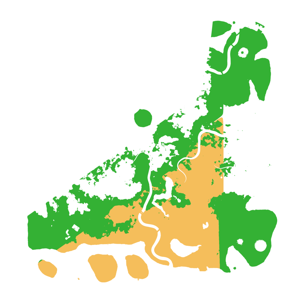 Biome Rust Map: Procedural Map, Size: 4500, Seed: 583412544