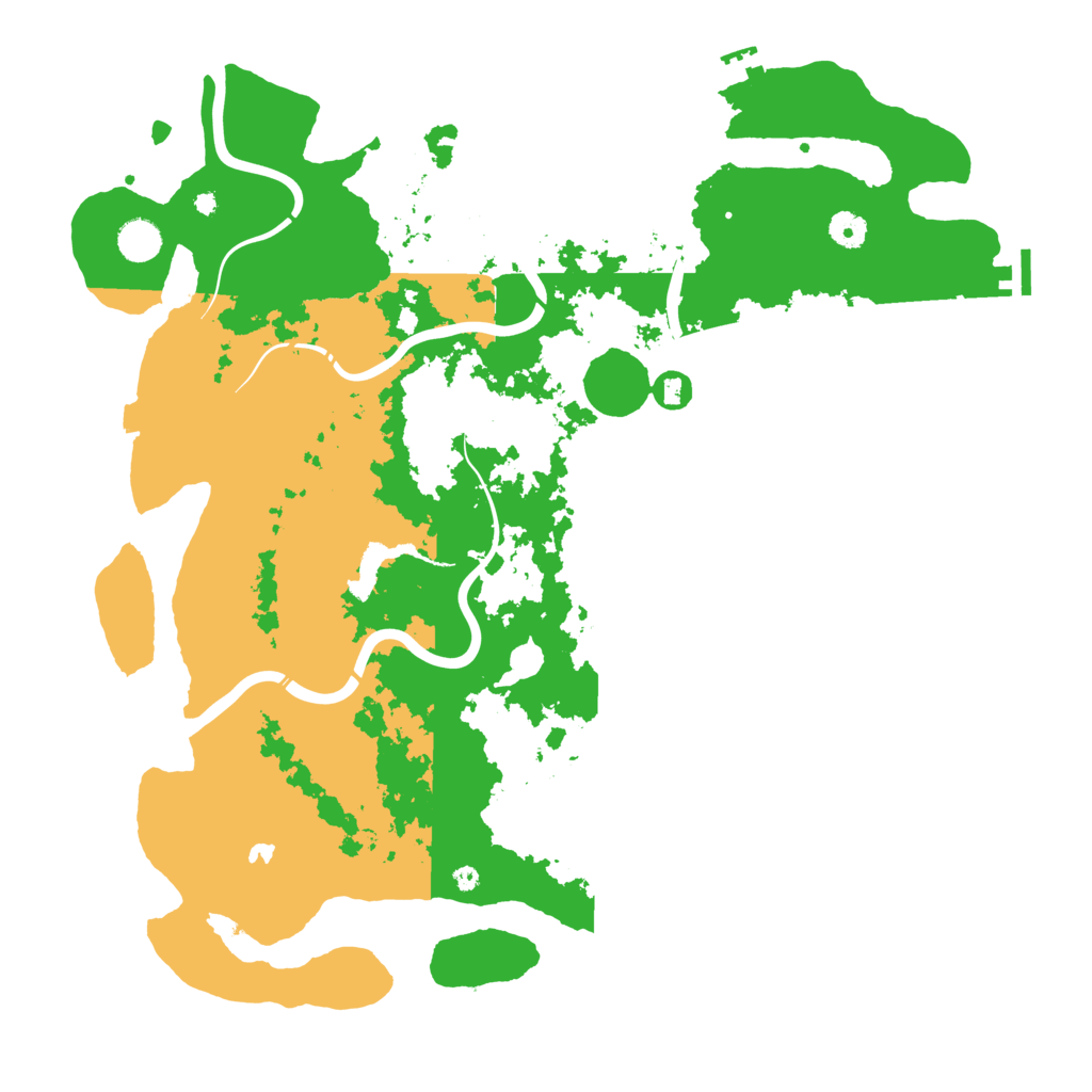 Biome Rust Map: Procedural Map, Size: 4450, Seed: 1123355