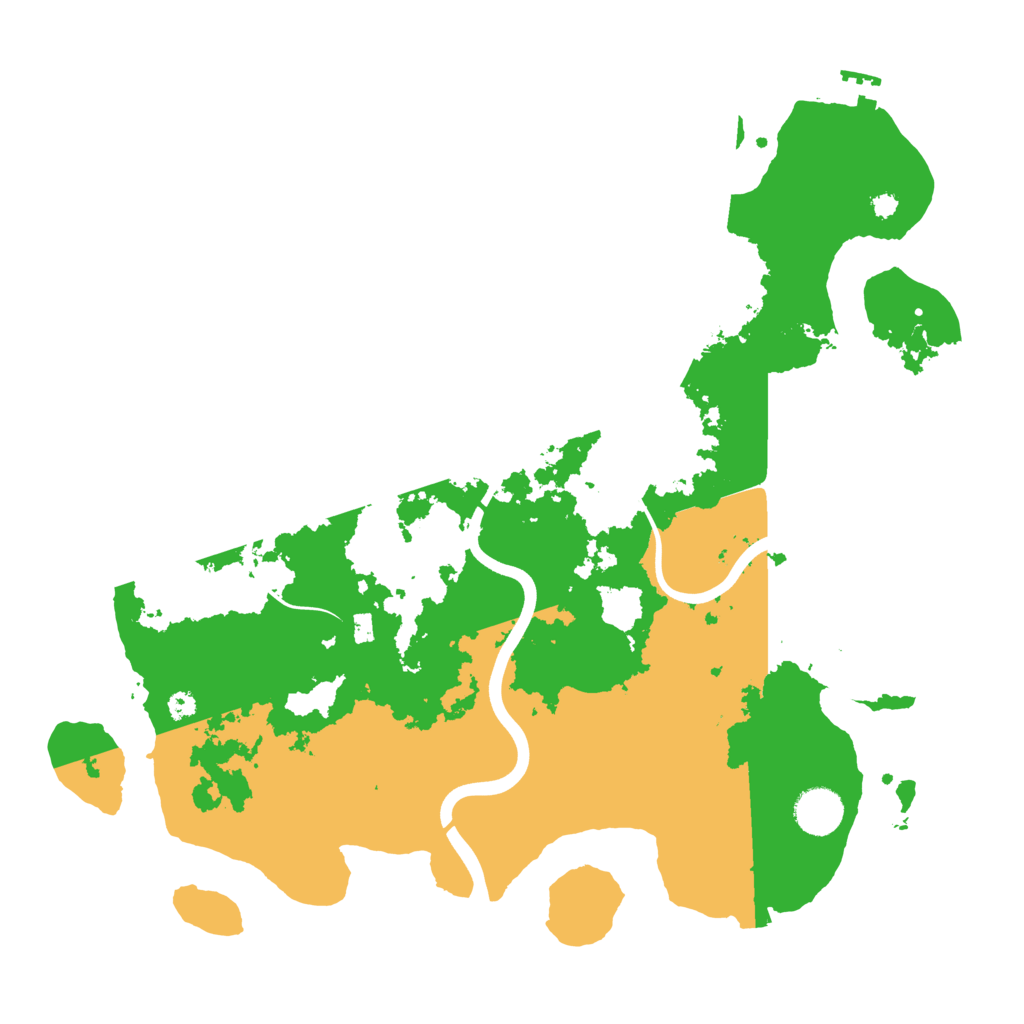 Biome Rust Map: Procedural Map, Size: 3750, Seed: 590727