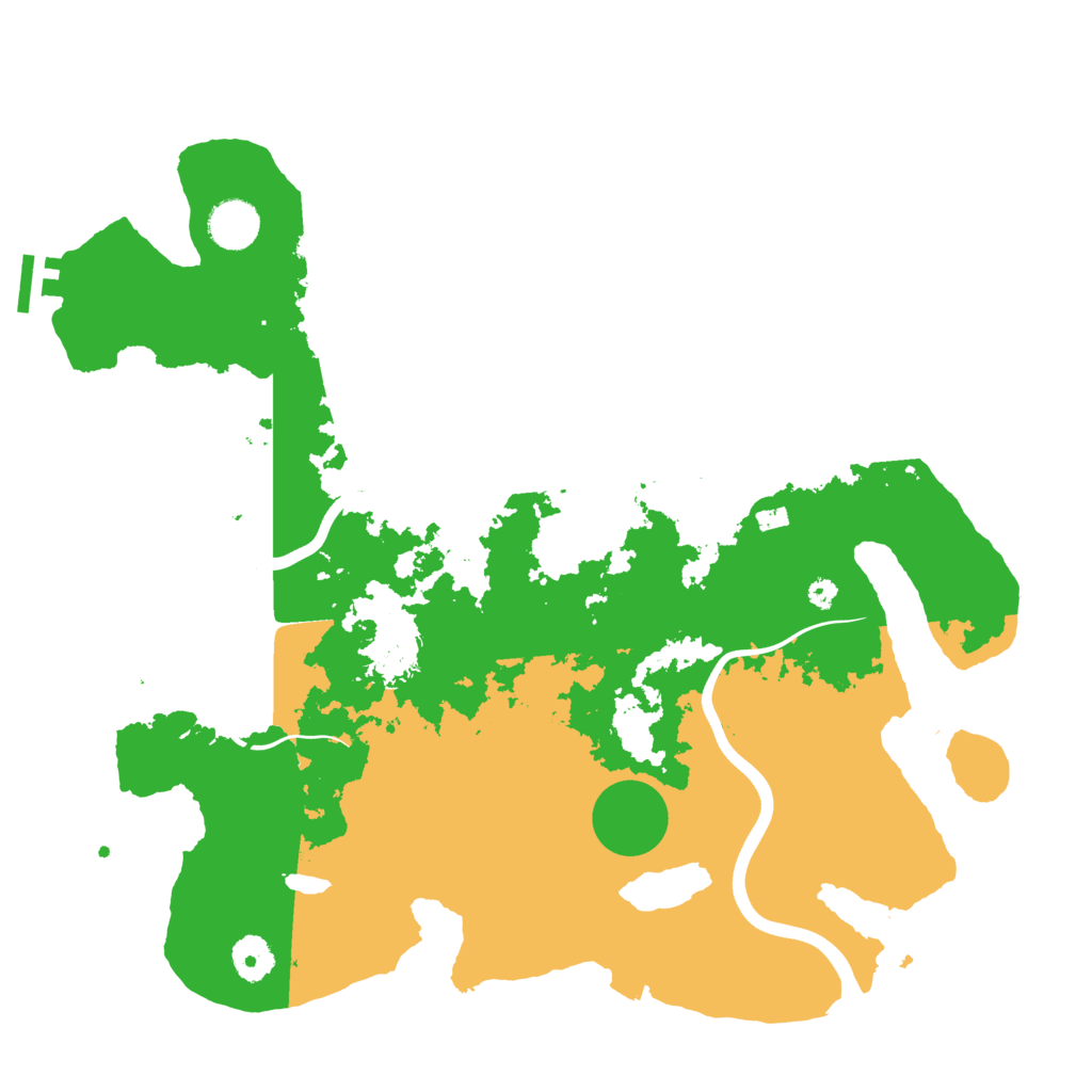 Biome Rust Map: Procedural Map, Size: 3800, Seed: 853845345