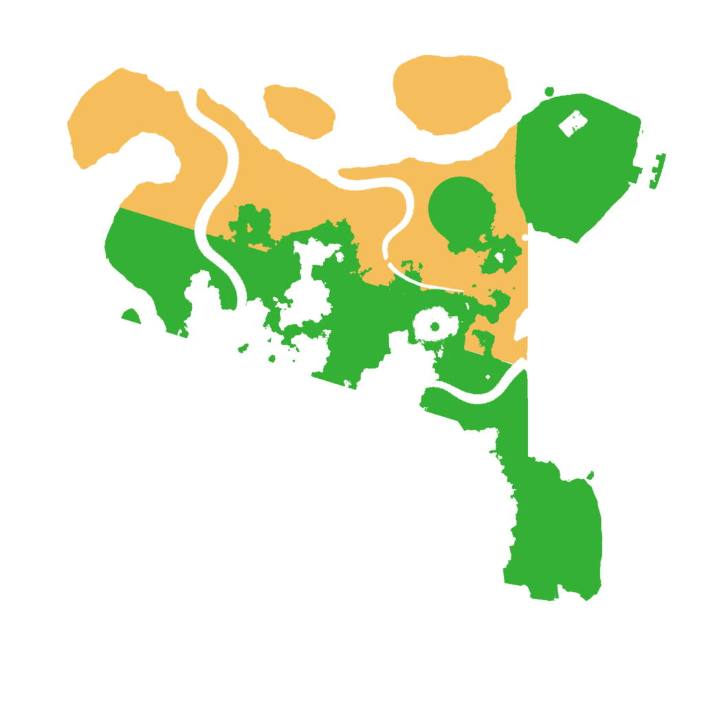 Biome Rust Map: Procedural Map, Size: 2900, Seed: 54646576