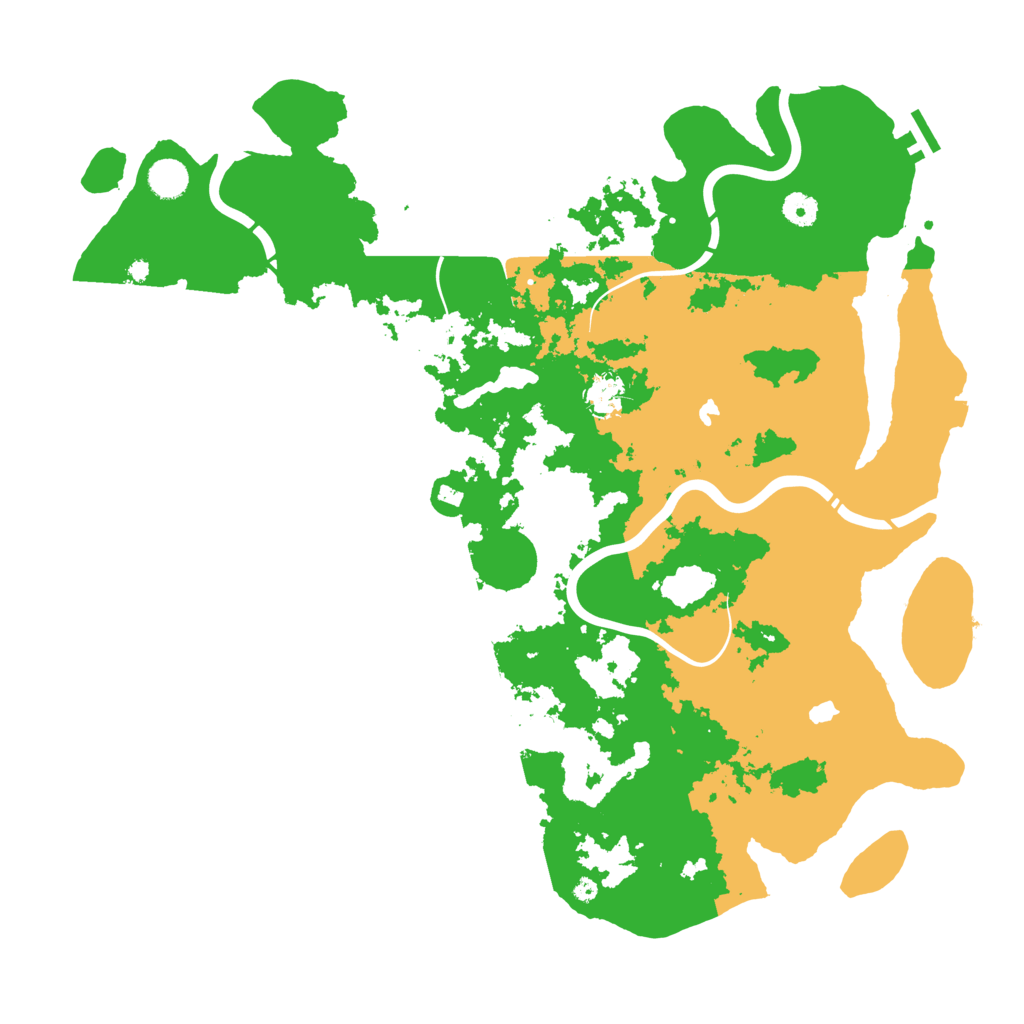 Biome Rust Map: Procedural Map, Size: 4500, Seed: 1447772039