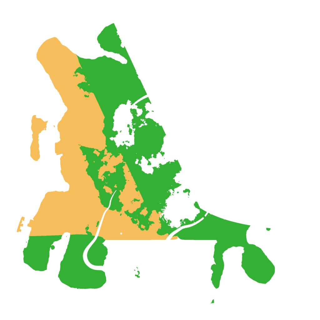 Biome Rust Map: Procedural Map, Size: 3000, Seed: 4022026