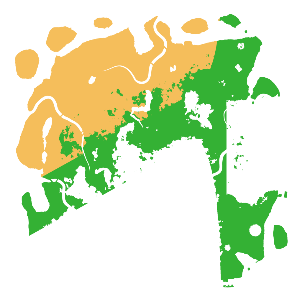 Biome Rust Map: Procedural Map, Size: 4500, Seed: 1852196863