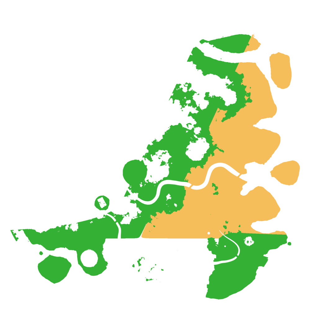 Biome Rust Map: Procedural Map, Size: 3500, Seed: 1685767994