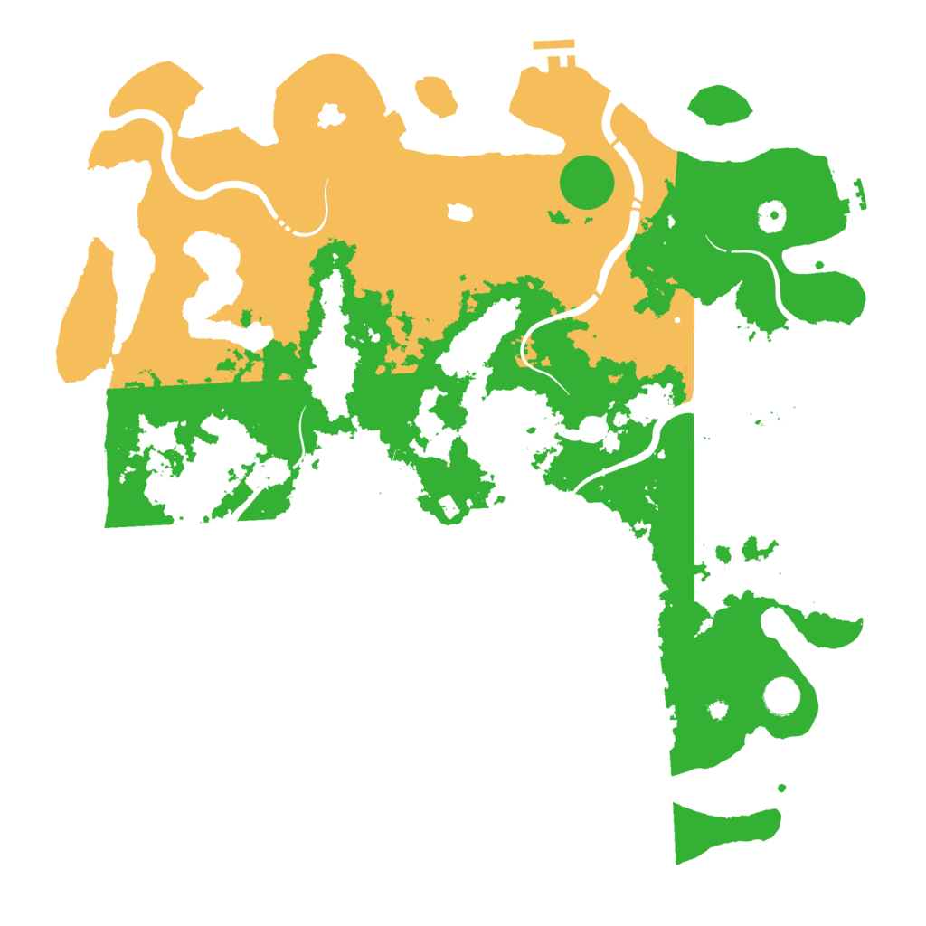 Biome Rust Map: Procedural Map, Size: 4500, Seed: 1296637402
