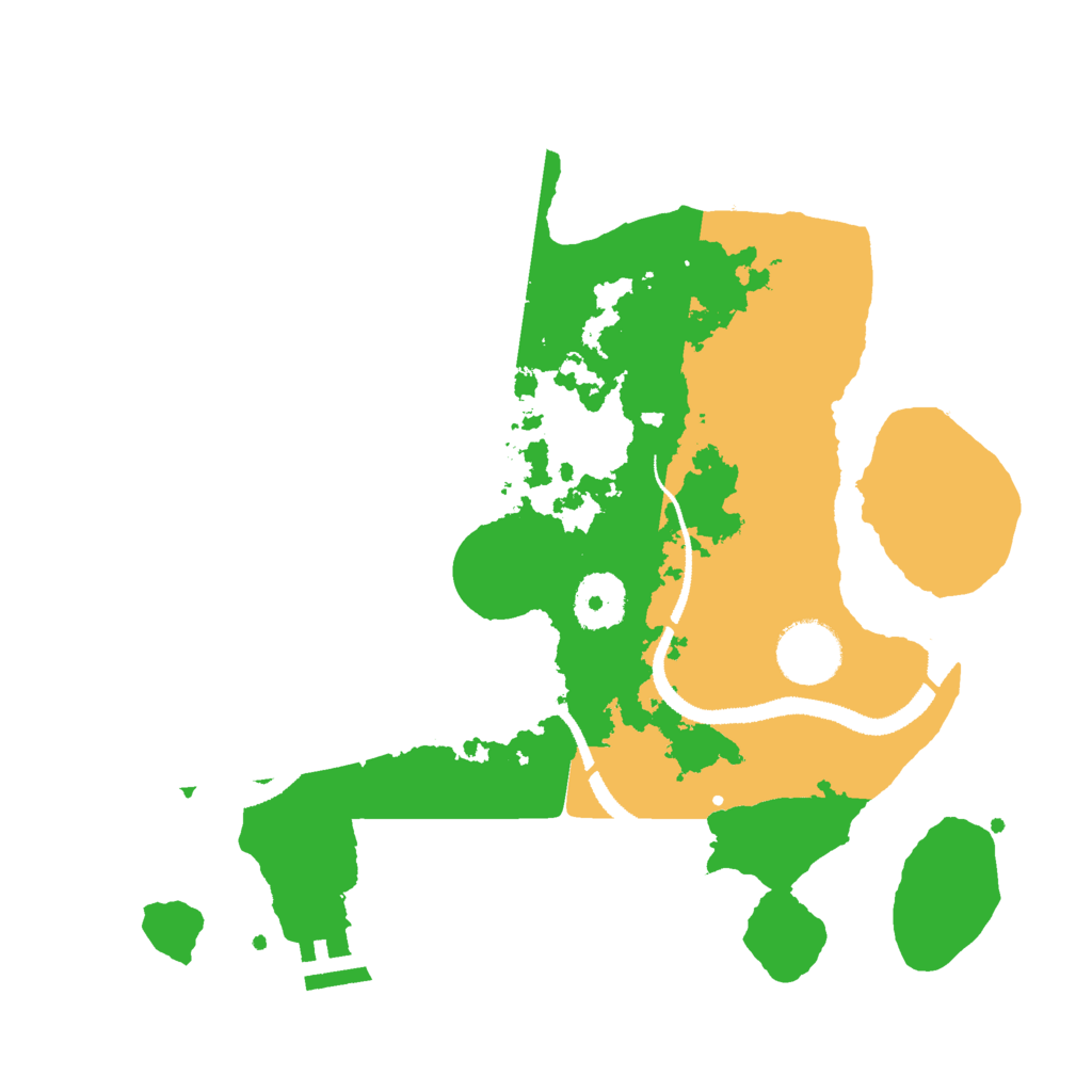 Biome Rust Map: Procedural Map, Size: 3000, Seed: 999956146