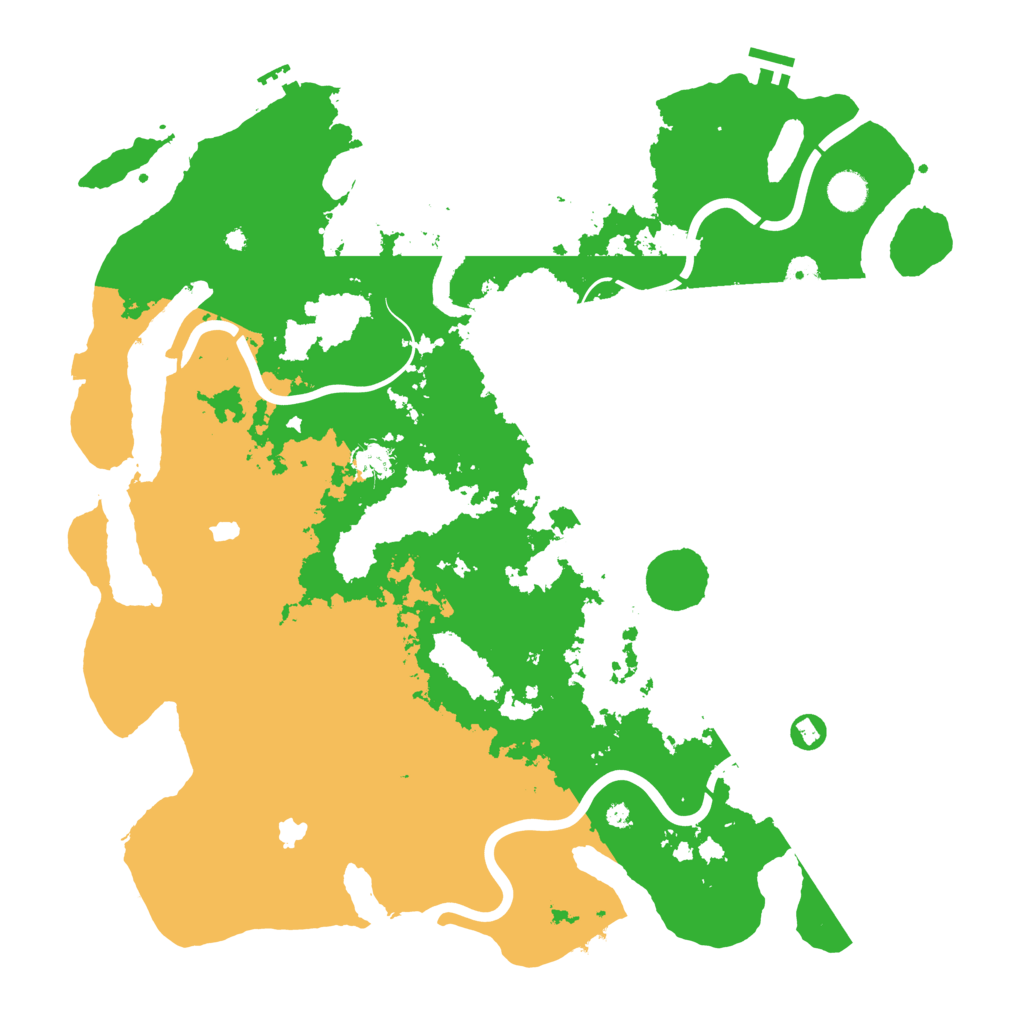 Biome Rust Map: Procedural Map, Size: 4500, Seed: 898787632