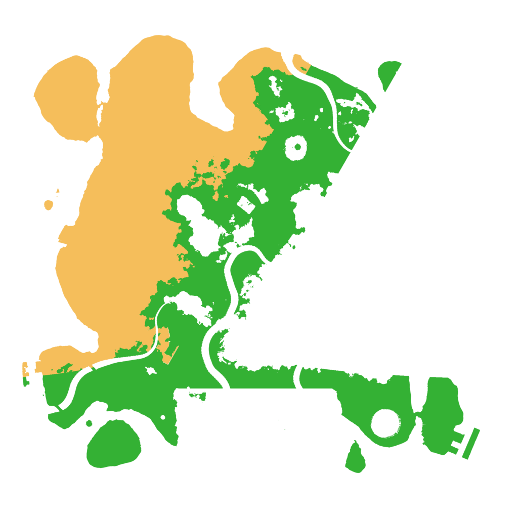 Biome Rust Map: Procedural Map, Size: 3250, Seed: 1764188521