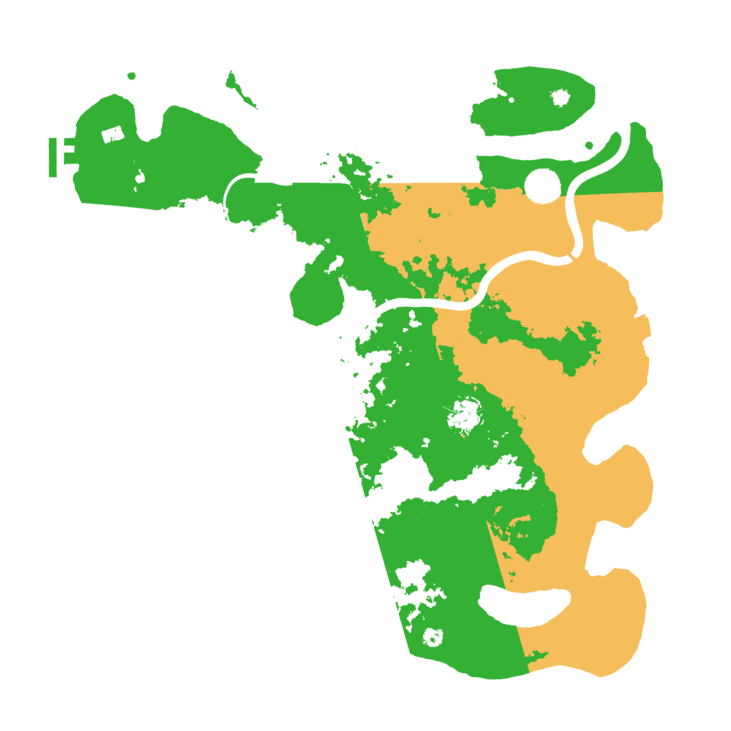 Biome Rust Map: Procedural Map, Size: 3750, Seed: 703958306