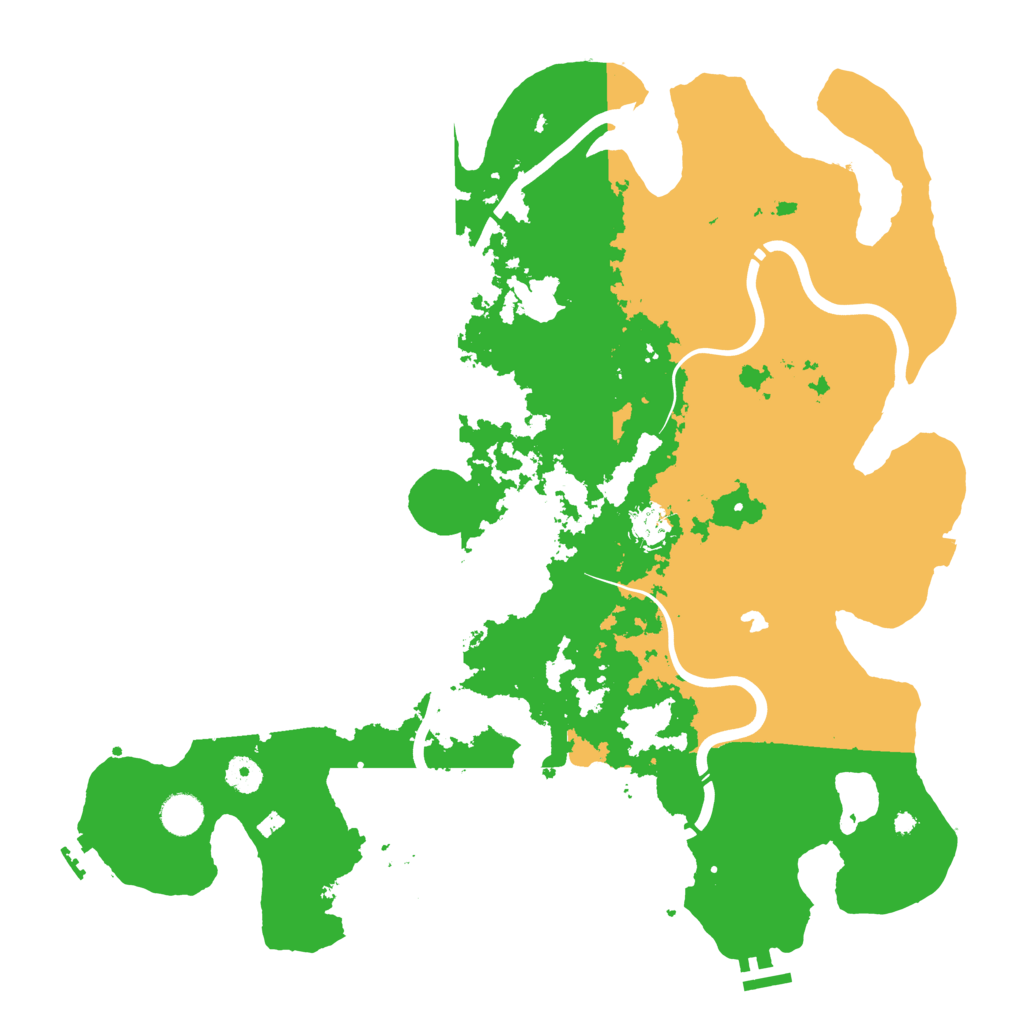 Biome Rust Map: Procedural Map, Size: 4250, Seed: 126665593