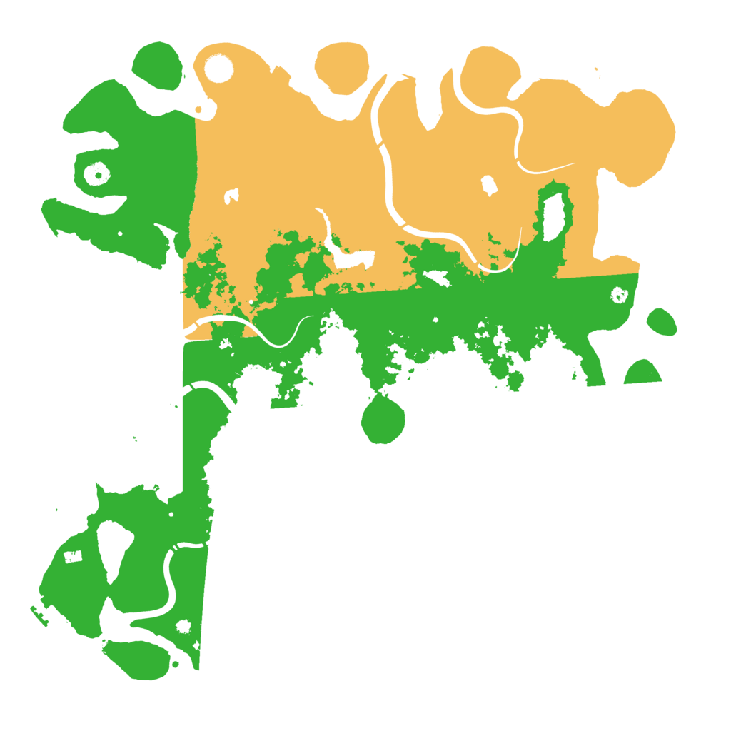 Biome Rust Map: Procedural Map, Size: 4500, Seed: 1305421177