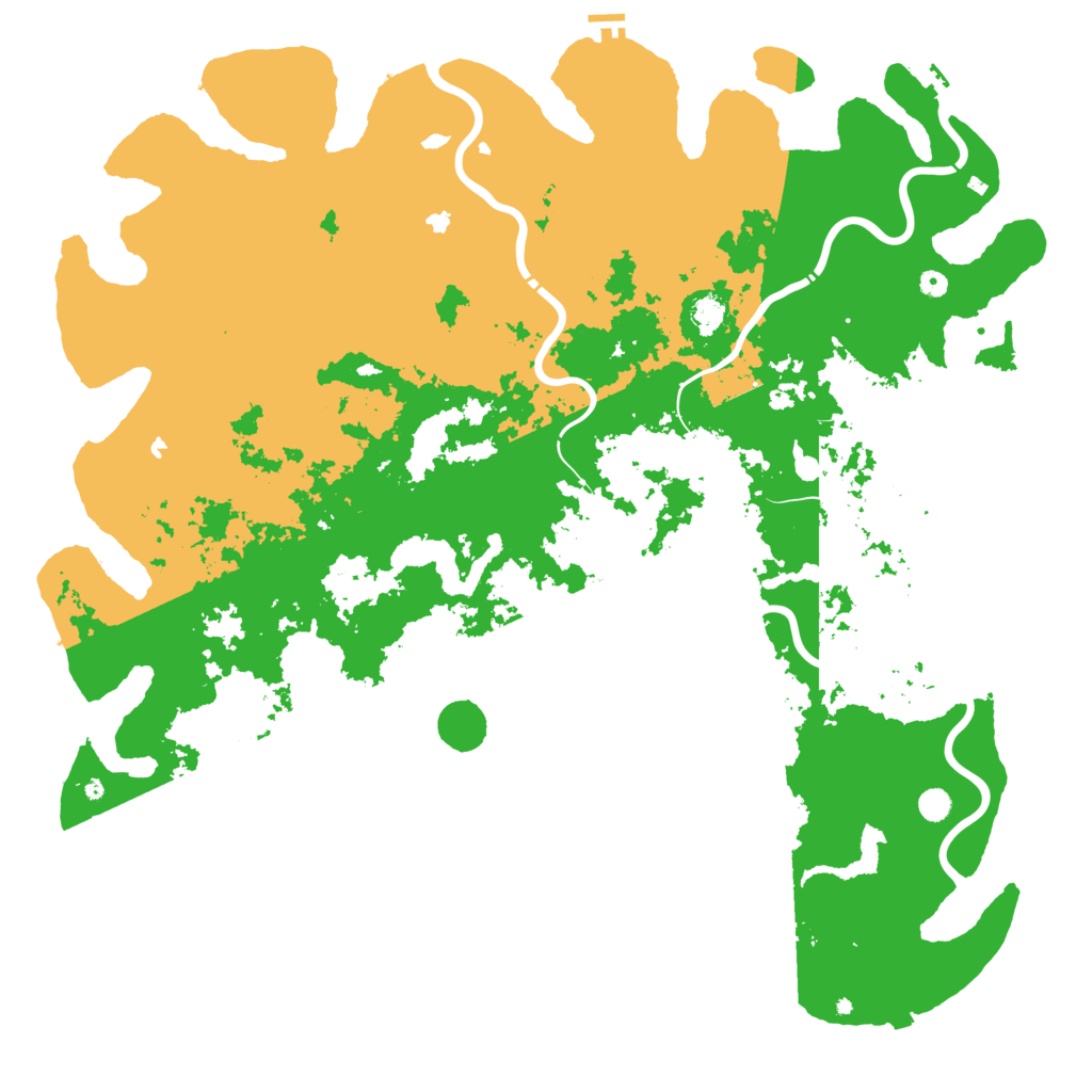 Biome Rust Map: Procedural Map, Size: 6000, Seed: 882640137