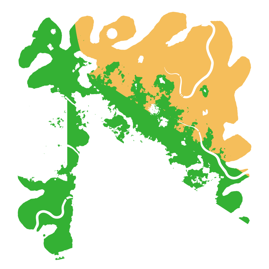 Biome Rust Map: Procedural Map, Size: 4500, Seed: 26647707