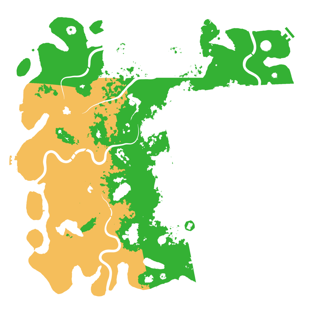 Biome Rust Map: Procedural Map, Size: 5000, Seed: 1562127552