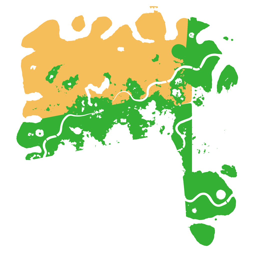 Biome Rust Map: Procedural Map, Size: 4800, Seed: 1168349732