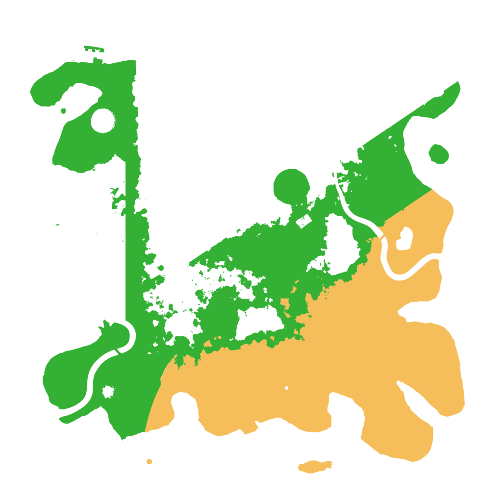 Biome Rust Map: Procedural Map, Size: 3750, Seed: 1256855082