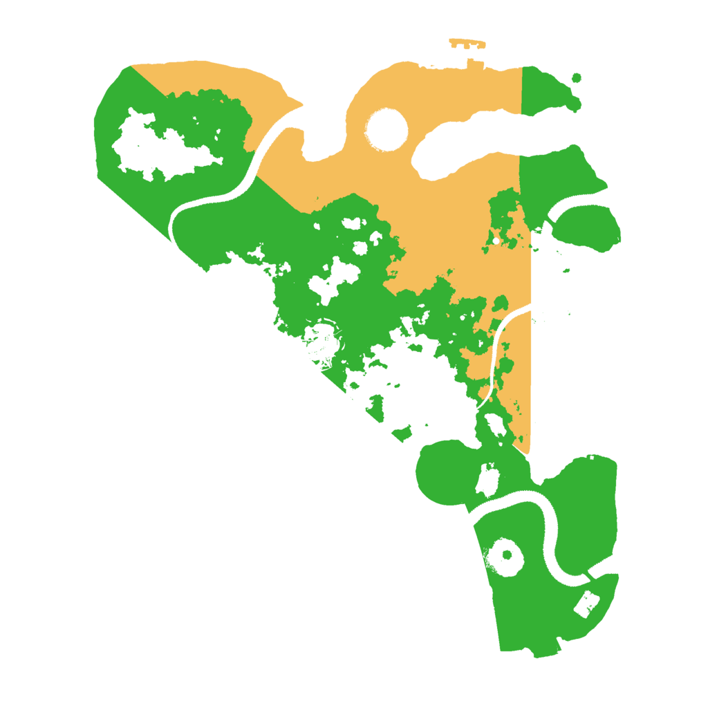 Biome Rust Map: Procedural Map, Size: 2950, Seed: 6000