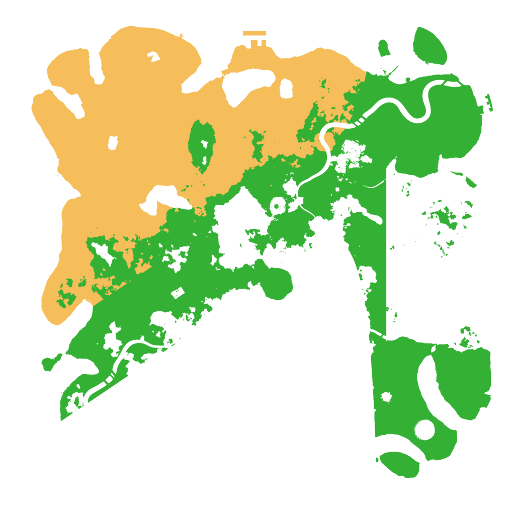 Biome Rust Map: Procedural Map, Size: 4500, Seed: 33356764