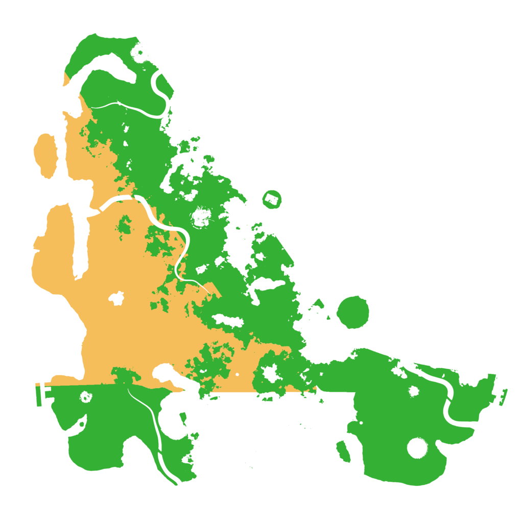 Biome Rust Map: Procedural Map, Size: 4500, Seed: 1230421135