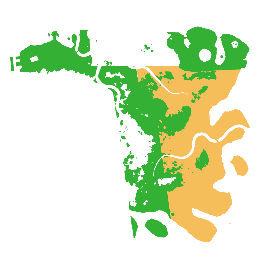 Biome Rust Map: Procedural Map, Size: 3750, Seed: 886190215