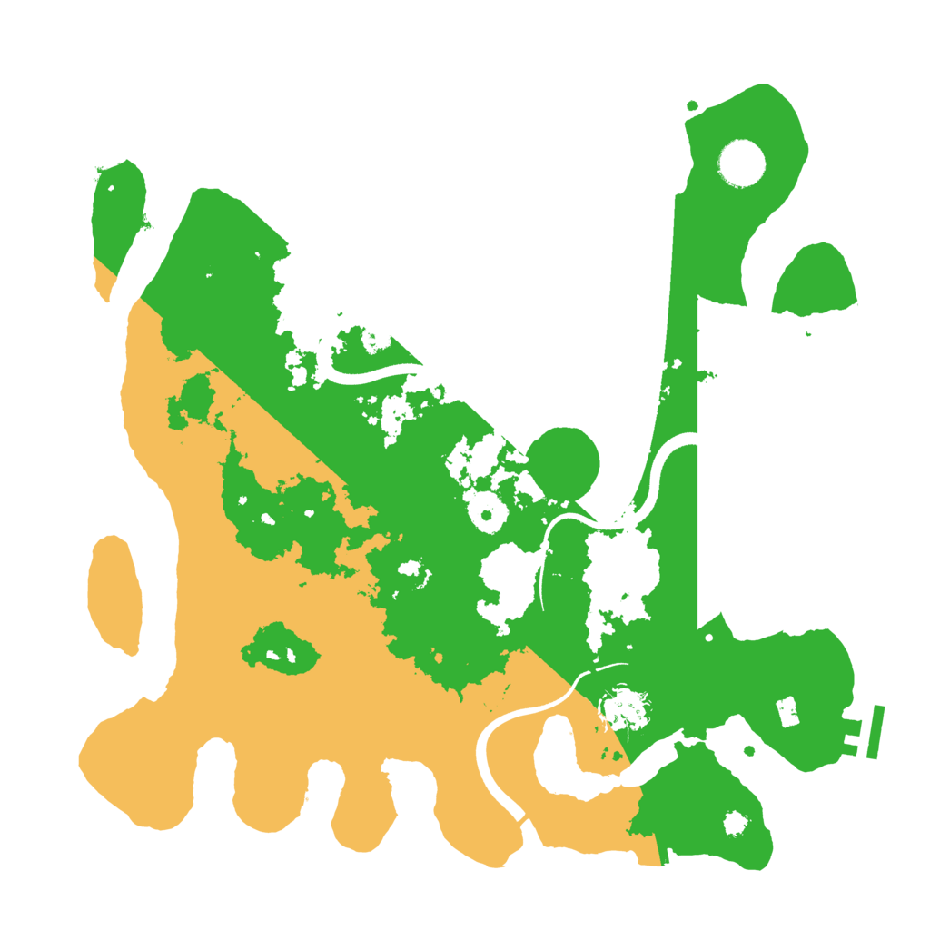 Biome Rust Map: Procedural Map, Size: 3500, Seed: 1653344517