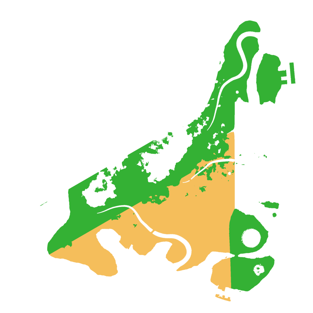Biome Rust Map: Procedural Map, Size: 3000, Seed: 1094854653