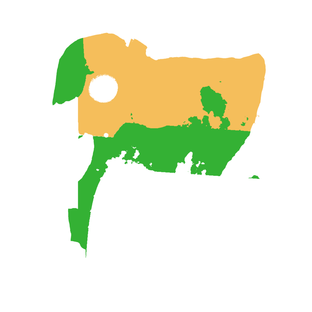 Biome Rust Map: Procedural Map, Size: 2000, Seed: 197399047