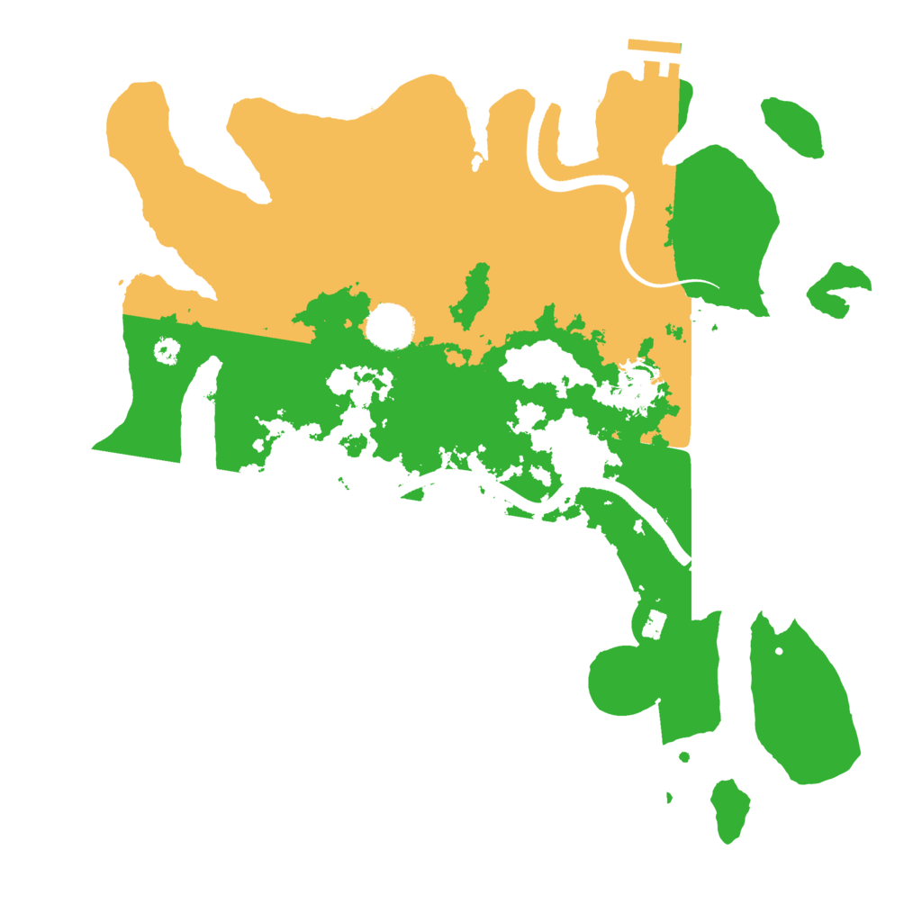 Biome Rust Map: Procedural Map, Size: 3500, Seed: 1074532135