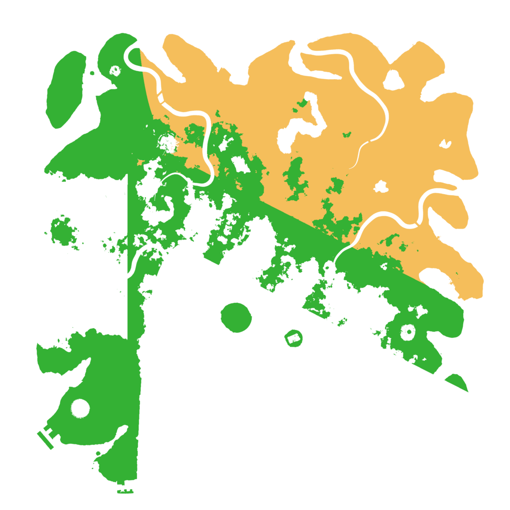 Biome Rust Map: Procedural Map, Size: 4800, Seed: 1224269498
