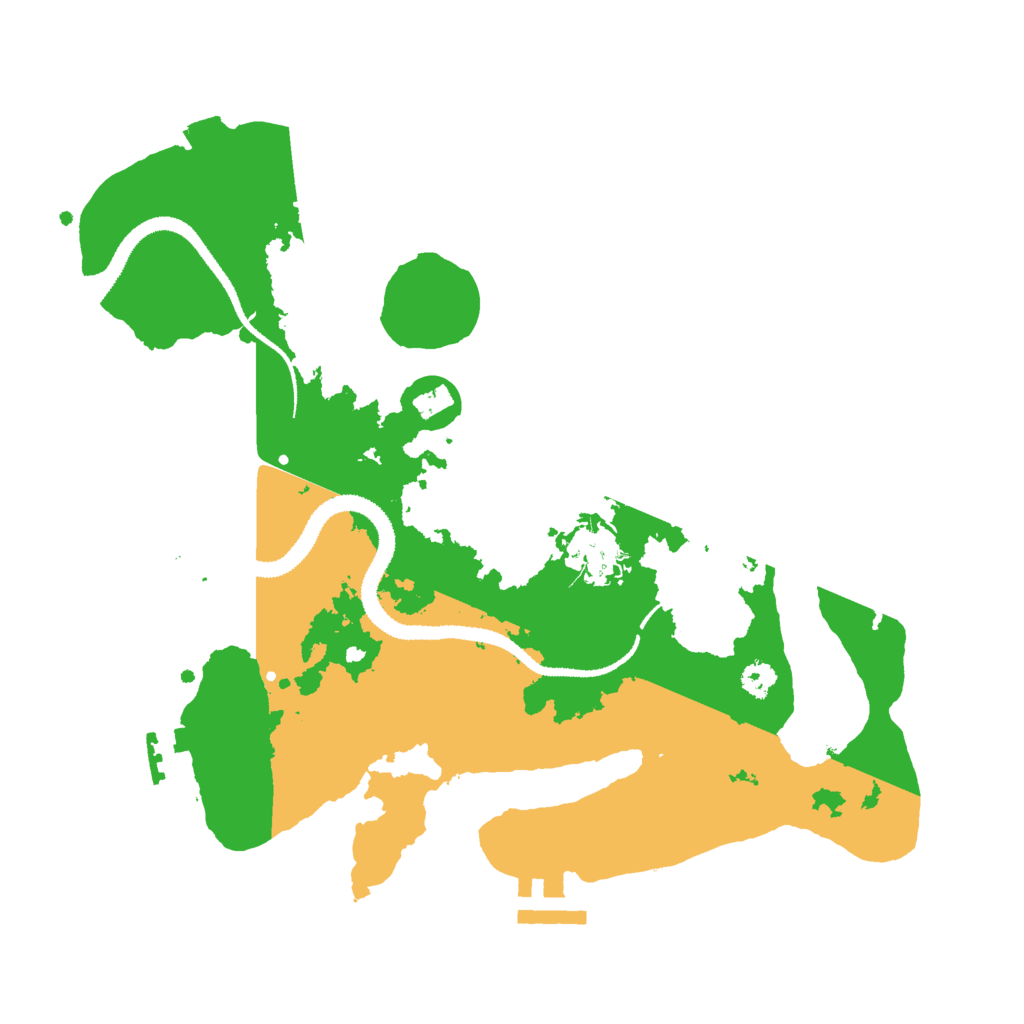 Biome Rust Map: Procedural Map, Size: 3000, Seed: 436821588