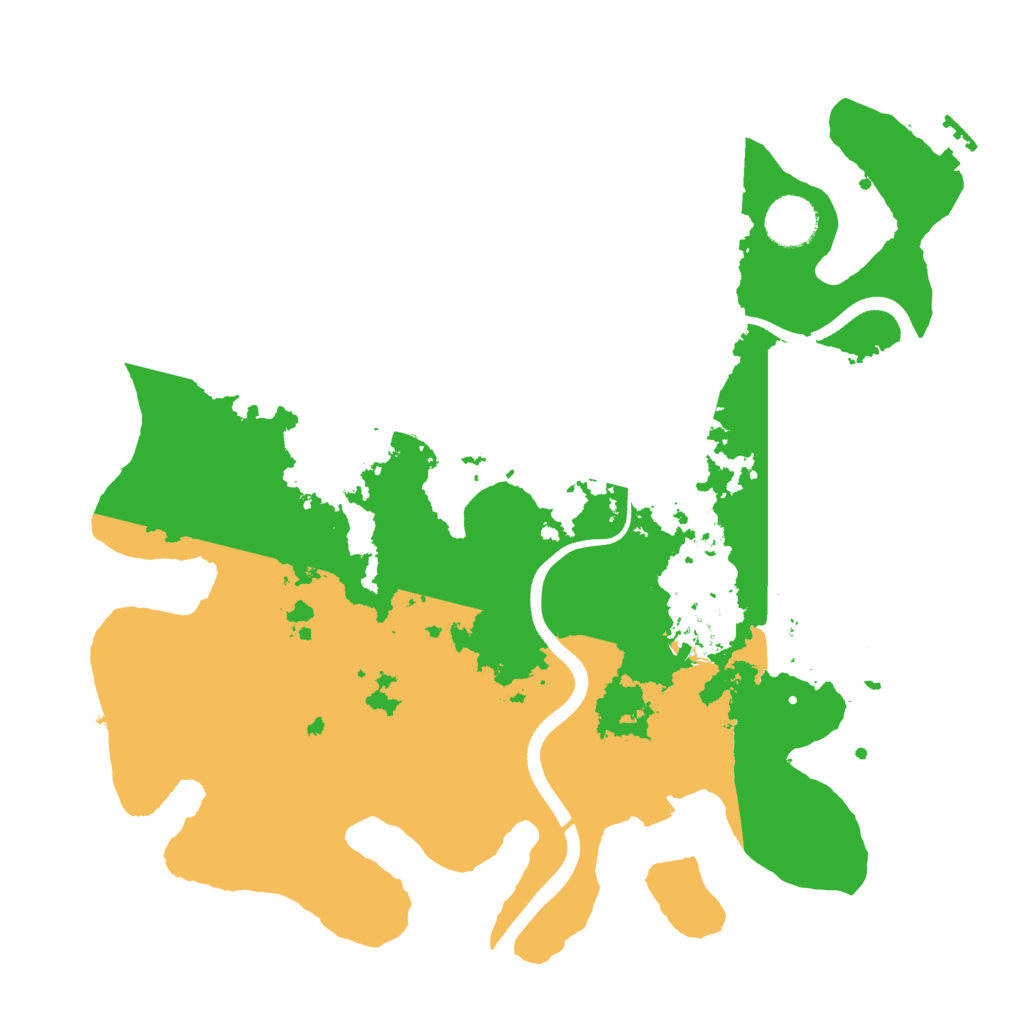 Biome Rust Map: Procedural Map, Size: 3500, Seed: 337821582