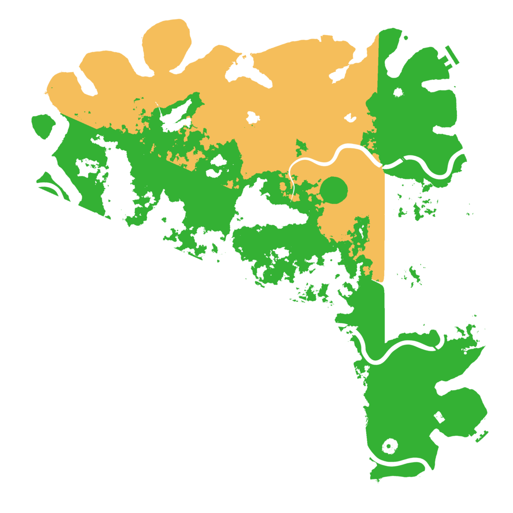 Biome Rust Map: Procedural Map, Size: 5000, Seed: 357692427