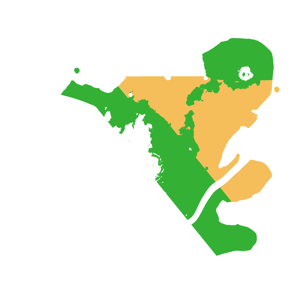 Biome Rust Map: Procedural Map, Size: 2200, Seed: 3875535