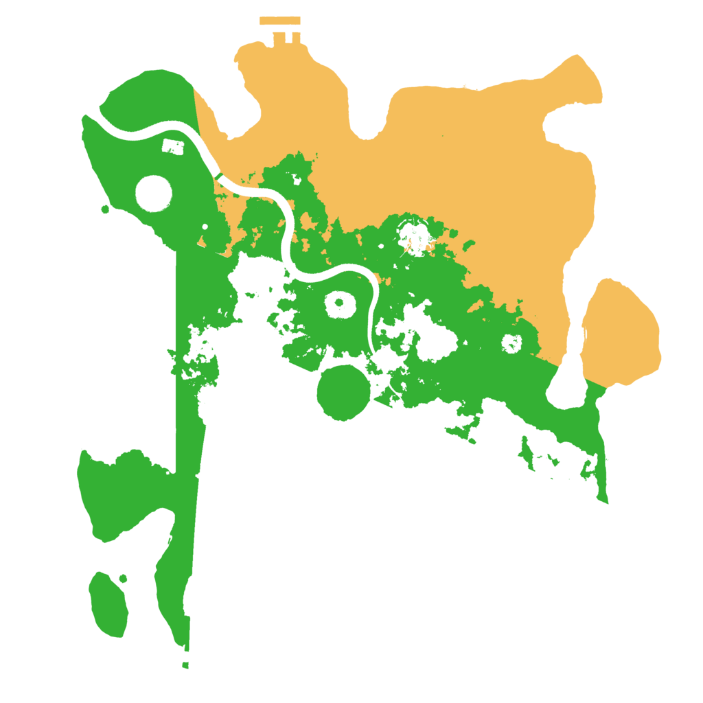 Biome Rust Map: Procedural Map, Size: 3500, Seed: 1908093849